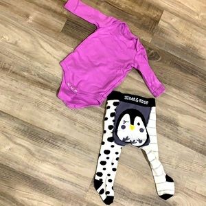 Primary onesie with Blade and Rose Penguin Leggings
